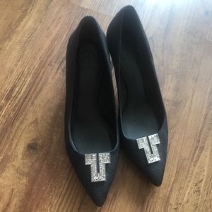 Tory Burch Black Heels